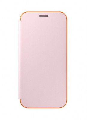 Husa Samsung EF-FA320PPEGWW Neon Flip Cover roz deschis pentru Samsung Galaxy A3 (SM-A320F) 2017 foto