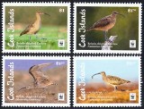 WWF 2017 COOK ISLANDS Serie de 4 timbre nestampilate PASARI MNH, Nestampilat