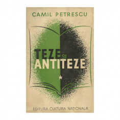 Camil Petrescu, Teze și antiteze, cu dedicație