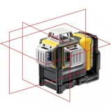 Nivela laser DCE089D1R in cruce, 3 raze, 10.8V
