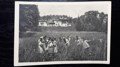 ORASUL STALIN - BRASOV - PALATUL PIONIERILOR - GRUP DE PIONIERI - 1957 foto