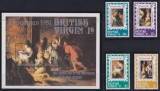 British Virgin Islands 1981 - Rubens, Crăciun, picturi, arta, serie si colita neuzata