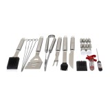 Set 24 piese din inox, pentru gratar plus borseta depozitare / ZTS 8325