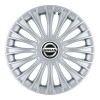 Set 4 Capace Roti, potrivite jantelor de R14, pentru Nissan, model dino cromat, Autohelix MSA