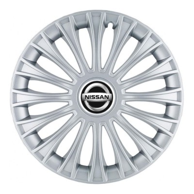 Set 4 Capace Roti, potrivite jantelor de R14, pentru Nissan, model dino cromat foto