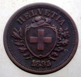 B.644 ELVETIA 1 RAPPEN 1895 B