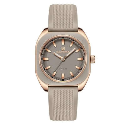 Ceas Dama Naviforce 5061 Gri - Analog Fashion Casual, Rezistent la Apa 3ATM foto