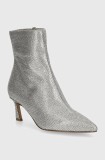 Steve Madden botine Lulah-R femei, culoarea argintiu, cu toc cui, SM11003281