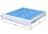 Filtru habitaclu cu polifenol MAHLE LAO54