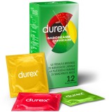 Prezervative Durex Tropical Mix Pleasure Fruits cu Arome Fructate 12 Bucati