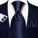 Set cravata + batista + butoni - matase - model 435