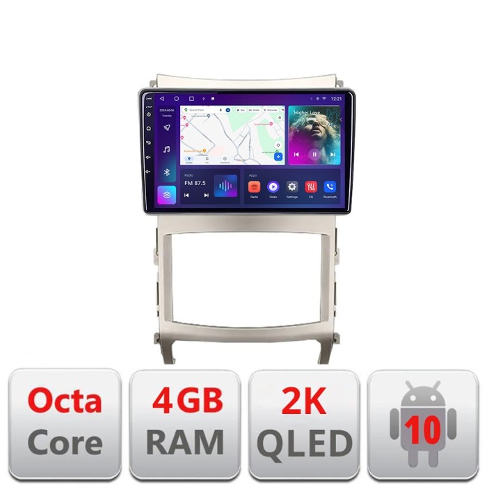 Navigatie Hyundai IX55 Android ecran Qled 2K Octa core 4+32 Kit-ix55+EDT-E409-2K CarStore Technology