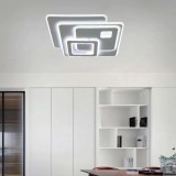 Plafoniera LED Kelektron Retro, 18-225W, alb, 3500-6500K, dimabil, telecomanda