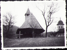 HST P418 Poză biserică lemn Rom&amp;acirc;nia 1965 foto