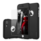Husa iPhone 8, Protectie 360, Ultrasubtire, Anti-alunecare, Carcasa Plastic, Negru Mat