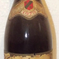 81 - vin rosu cotes du rhone,a.c, recoltare 1970 cl 72 gr 12