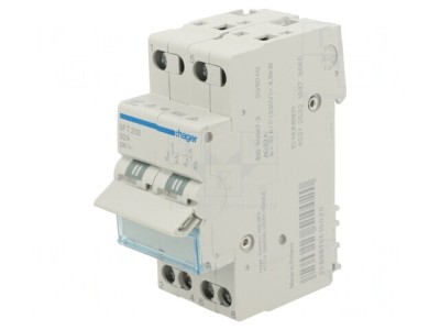 &amp;Icirc;ntrerupător cu Manetă 2 Poli 32A 230V IP20 foto