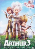 DVD animatie: Arthur 3 - Razboiul celor doua lumi ( dublat romana - vezi descriere )