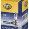 Bec auto halogen HELLA H4 12V; 60/55W; long life; durabilitate tripla; P43t; 8GJ002525481, 1 buc.