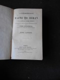 L ANTHROPOLOGIE DE MAINE DE BIRAN - PIERRE TISSERAND (CARTE IN LIMBA FRANCEZA)
