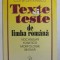 TEXTE SI TESTE DE LIMBA ROMANA de ALICE CONSTANTINESCU