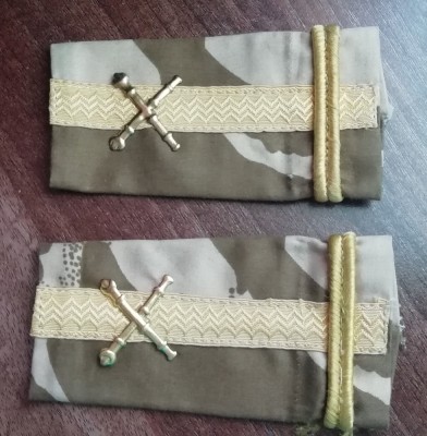 C3 - Grade militare - mozaic padure - maior artilerie foto