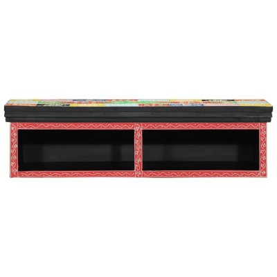 vidaXL Cabinet TV cu raft Multicolour 80 x 30 x 22 cm Lemn compozit foto