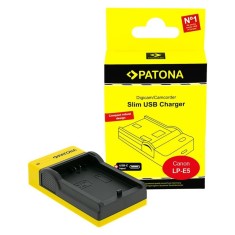 Patona Slim USB-C incarcator pentru Canon LP-E5, EOS 1000D, 450D, 500D