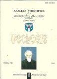 Cumpara ieftin Teologie - Tomul VIIi - Analele stiintifice ale Universitatii Al. I Cuza din Iasi