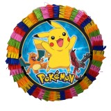 Pinata pentru petreceri, 35 cm, multicolora, model Pokemon Pikachu