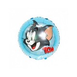 Balon folie rotund bleu Tom 45 cm