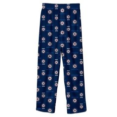 Winnipeg Jets pantaloni de pijama pentru copii Colored Printed Pant - Dětsk&eacute; M (9 - 11 let)