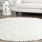 Covor Rotund Model Fantasy 12500-10, Marime 67 x 67 cm, Crem, Ivory, Inaltime Fir 30 mm, Antialergic, Polipropilena, Living, Dormitor, Sufragerie, Bir