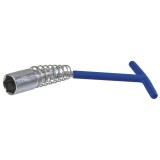 Cheie de bujii 16 mm Topex cu maner tip T si articulatie flexibila
