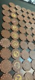Lot Jetoane Cazinou Vintage Ruletă Franceză (199 buc) + Suporturi Originale B&amp;G