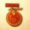 Insigna Semicentenar UTC , h=5cm , metal si email