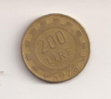Moneda Italia - 200 Lire 1978 v1, Europa