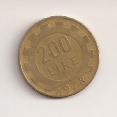 Moneda Italia - 200 Lire 1978 v1