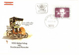 PORSCHE FERDINANT 100 ANI ANIVERSARE DE LA NASTERE AUSTRIA FDC 1975, Transporturi