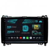 Cumpara ieftin Navigatie Mercedes Benz Sprinter, Viano, Vito, A B Class, Crafter, Android 13, X-Octacore 8GB RAM + 256GB ROM, 9.5 Inch - AD-BGX9008+AD-BGRKIT407
