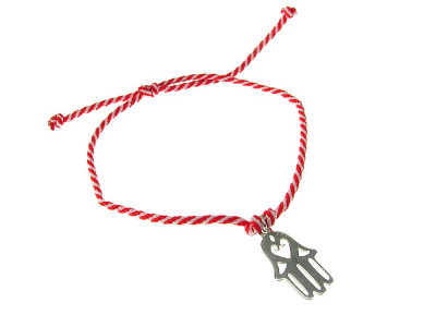 Bratara-martisor argint charm Mana Fatimei foto