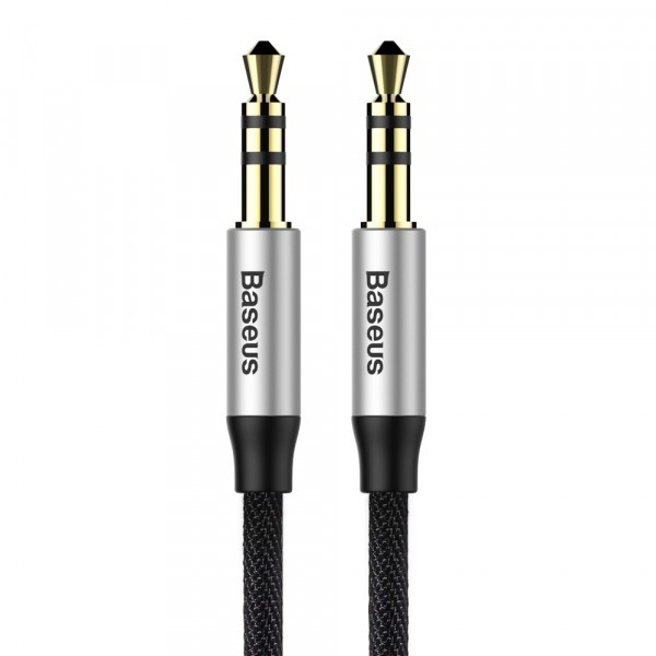 Cablu Audio 3.5mm - 3.5mm Baseus Yiven M30, 1.5m, Negru CAM30-CS1