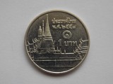 1 BAHT THAILANDA-RAMA IX-noul portret-XF