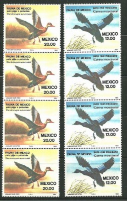 Mexico 1984 4 x Birds Fauna Mi.1983-1984 MNH S.716 foto