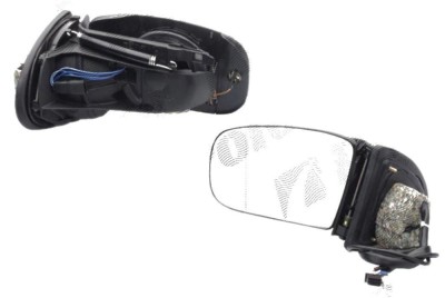 Oglinda exterioara Mercedes Clasa S (W220) 2003-08.2005 partea dreapta View Max albastra asferica fara carcasa reglare electrica cu incalzire pliabil foto
