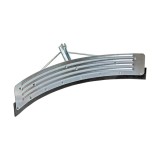 Racletă curbată pentru curățarea bălegarului, zincată, 73&nbsp;cm :: 73 cm