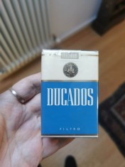 PACHET TIGARI DE COLECTIE DUCADOS SPANIA ANII 80 PLIN SIGILAT NEDESFACUT foto