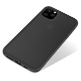 Husa TPU Nevox pentru Apple iPhone 11 Pro Max, StyleShell Invisio, Neagra - Transparenta