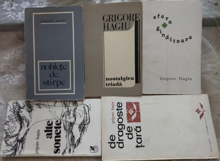GRIGORE HAGIU: LOT 5 VOLUME DE VERSURI (1967-1983)
