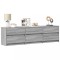 Gossi dulap tv cu led, gri sonoma, 180x34x50 cm, lemn prelucrat